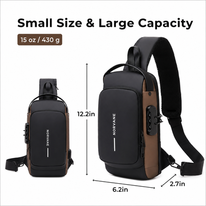 Anti Theft Sling Bag for Men