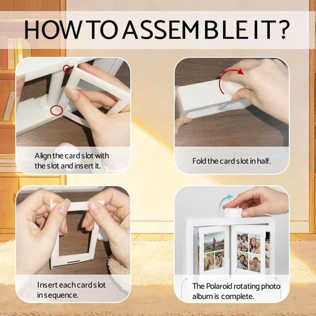 Rotating Photo Album Frame Box
